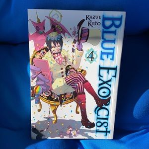 Anime Comic Blue Exorcist Volume 4 By Kazue Kato Funimation ExcellentCondition